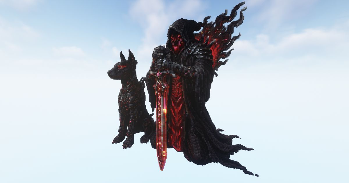 Minecraft Dark Red Reaper Pack preview 1