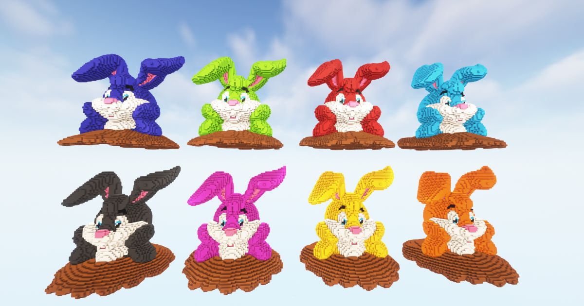 Minecraft Hidden Bunny Pack