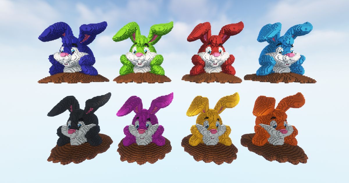 Minecraft Hidden Bunny Pack preview 1