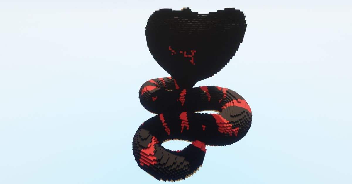 Minecraft Cobra King Statue preview 1