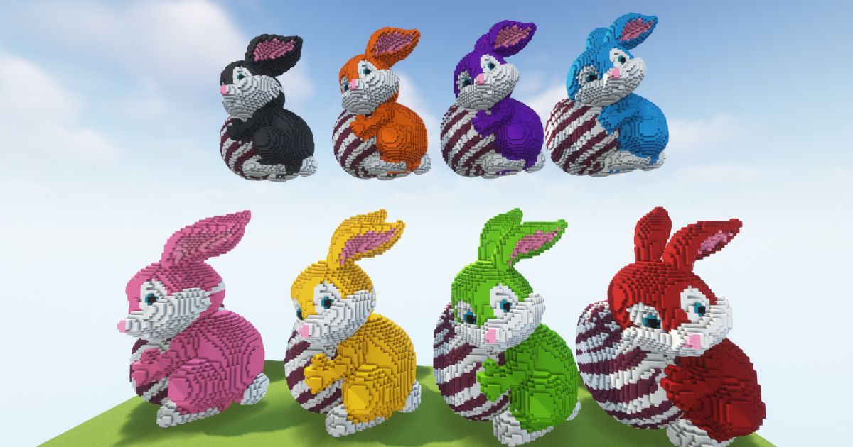 Minecraft Shy Rabbit Pack