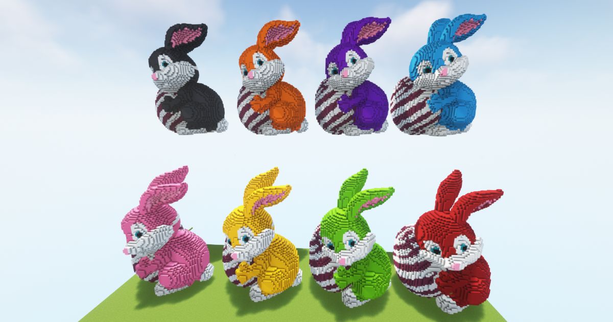 Minecraft Shy Rabbit Pack preview 1