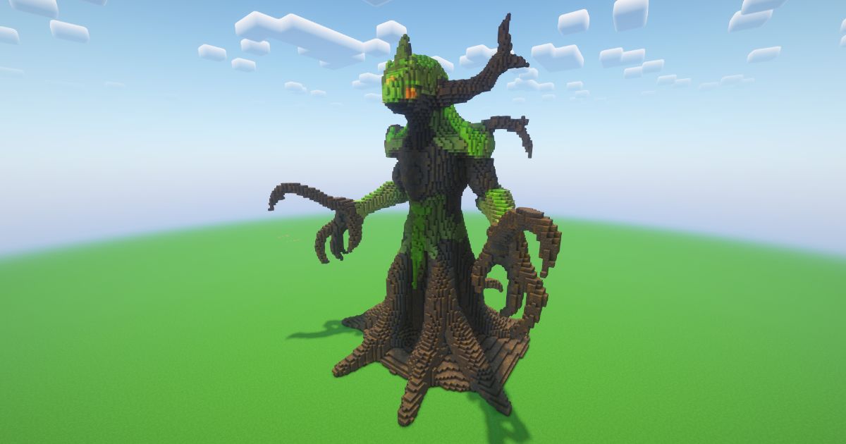 Minecraft Mangrove Guardian Statue! preview 1