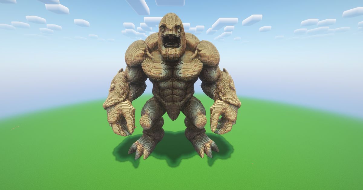 Minecraft Golem Statue!