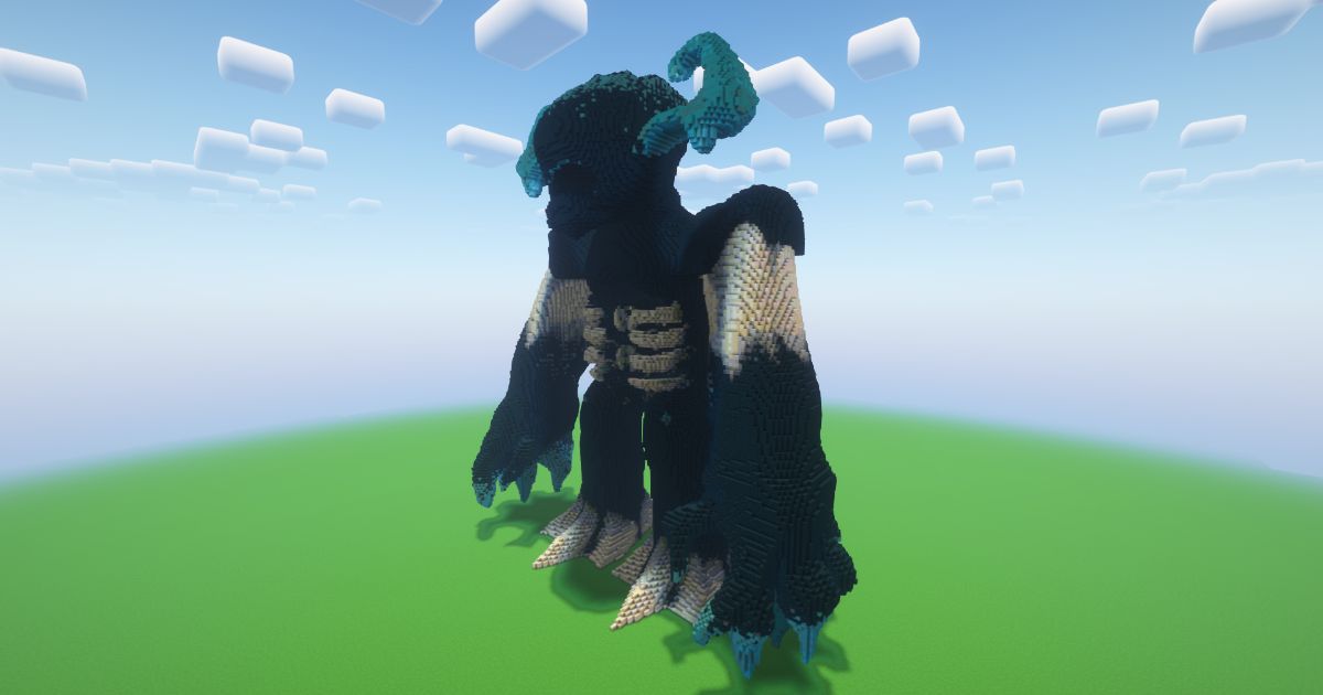 Minecraft Warden Statue preview 1