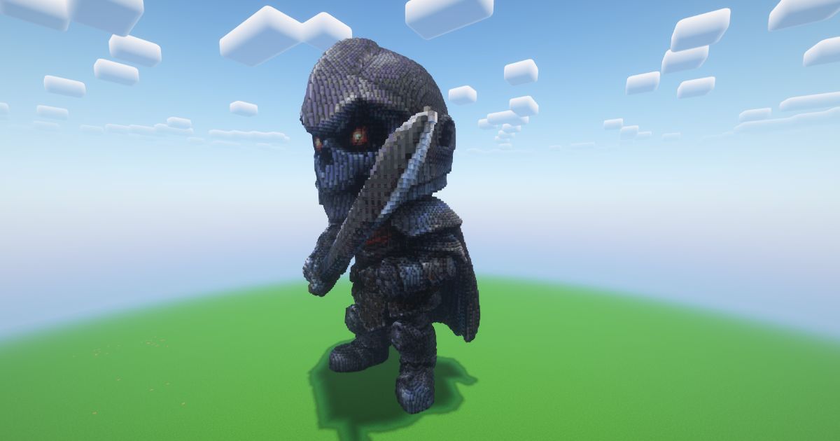 Minecraft Abyssal Knight Statue preview 1
