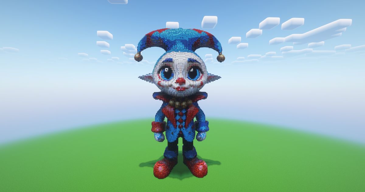 Minecraft Court Jester Statue
