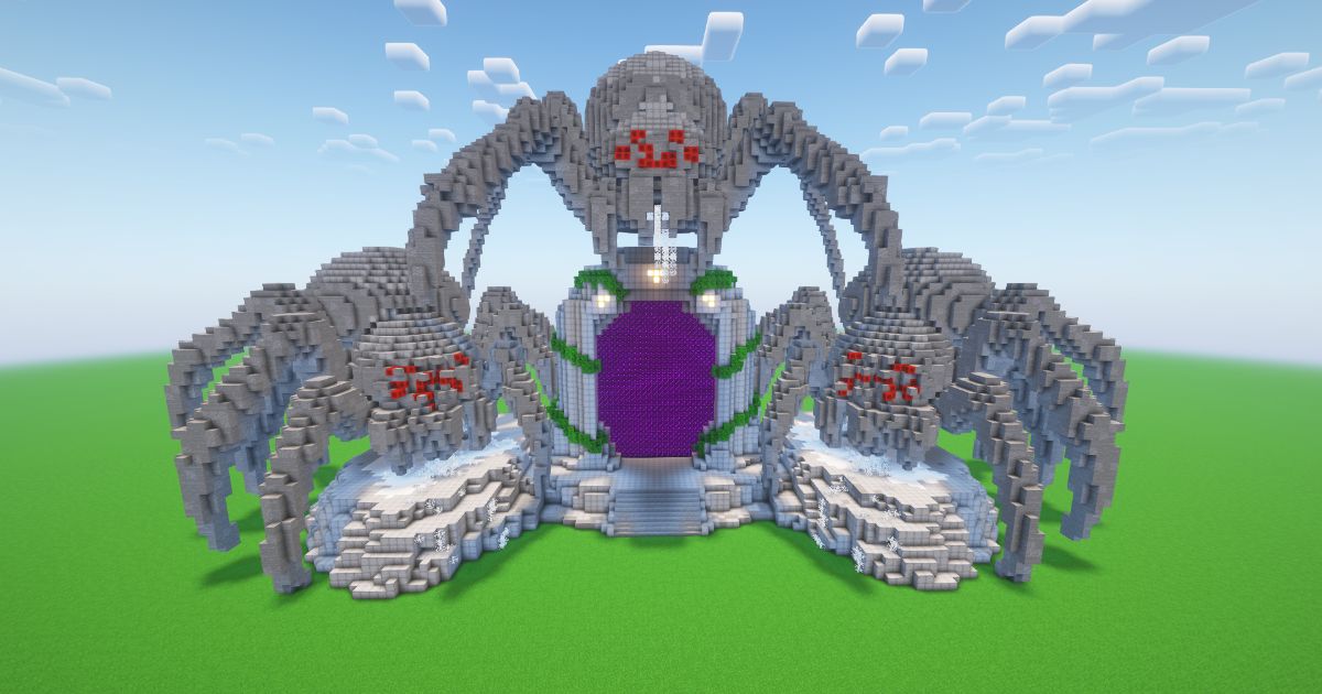 Minecraft Spiders Nether Portal