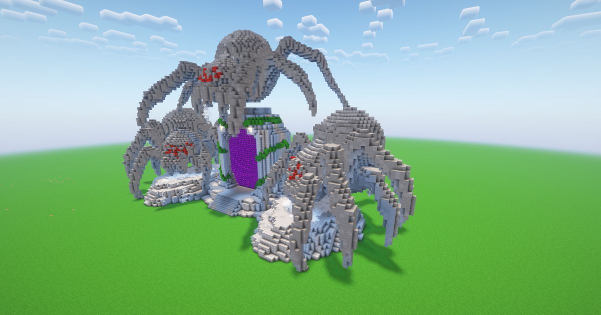 Minecraft Spiders Nether Portal preview 1