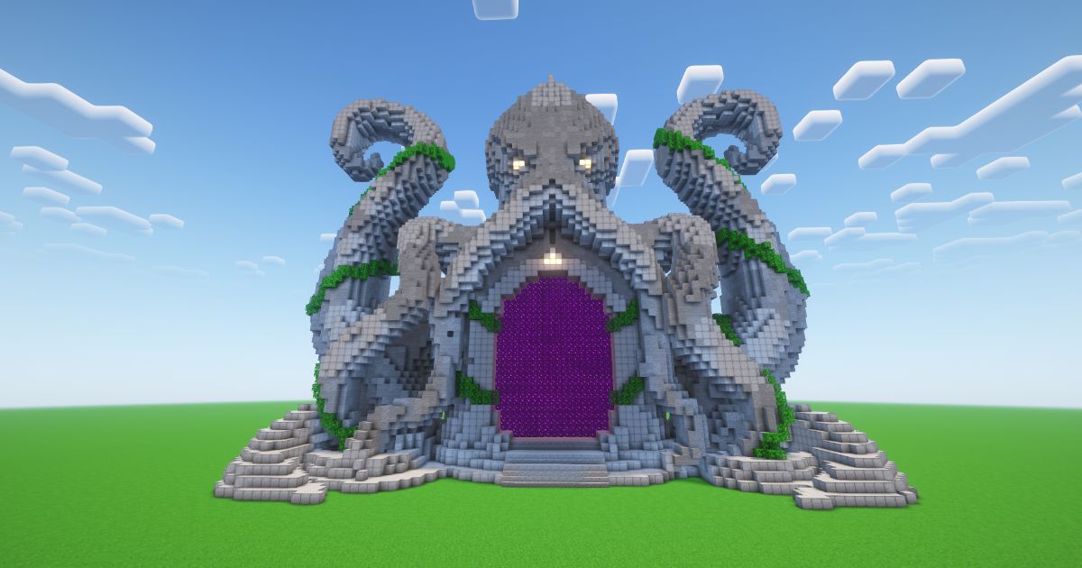 Minecraft Octopus Nether Portal preview 1