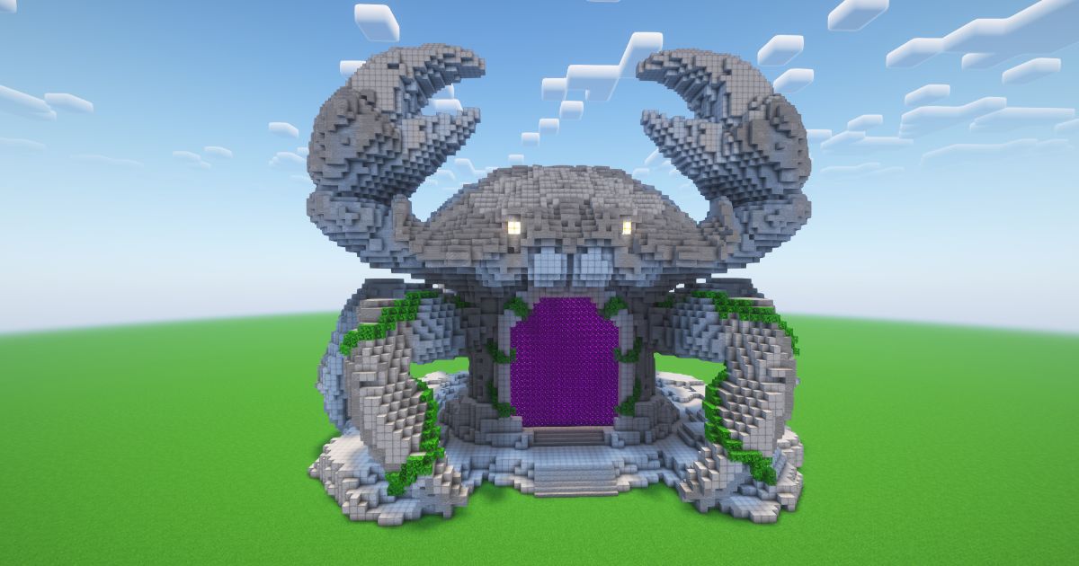 Minecraft Crab Nether Portal
