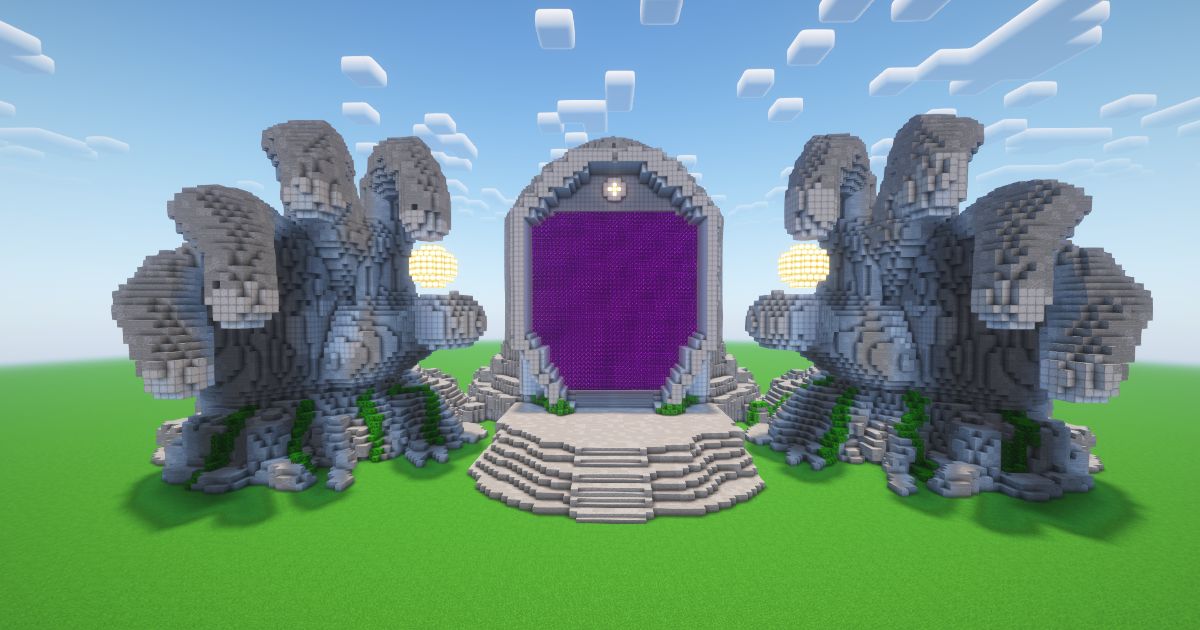 Minecraft Hands Nether Portal
