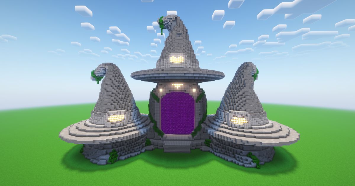 Minecraft Hats Nether Portal Statue