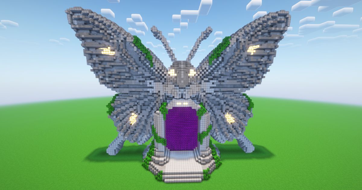 Minecraft Butterfly Nether Portal