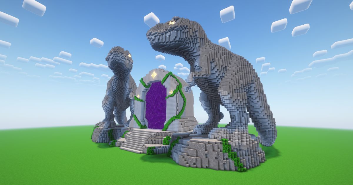 Minecraft Dinosaurs Nether Portal preview 1