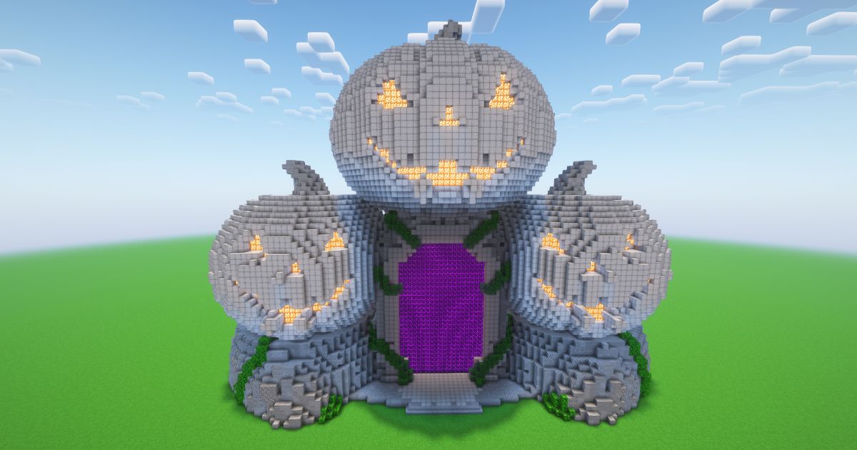 Minecraft Pumpkins Nether Portal