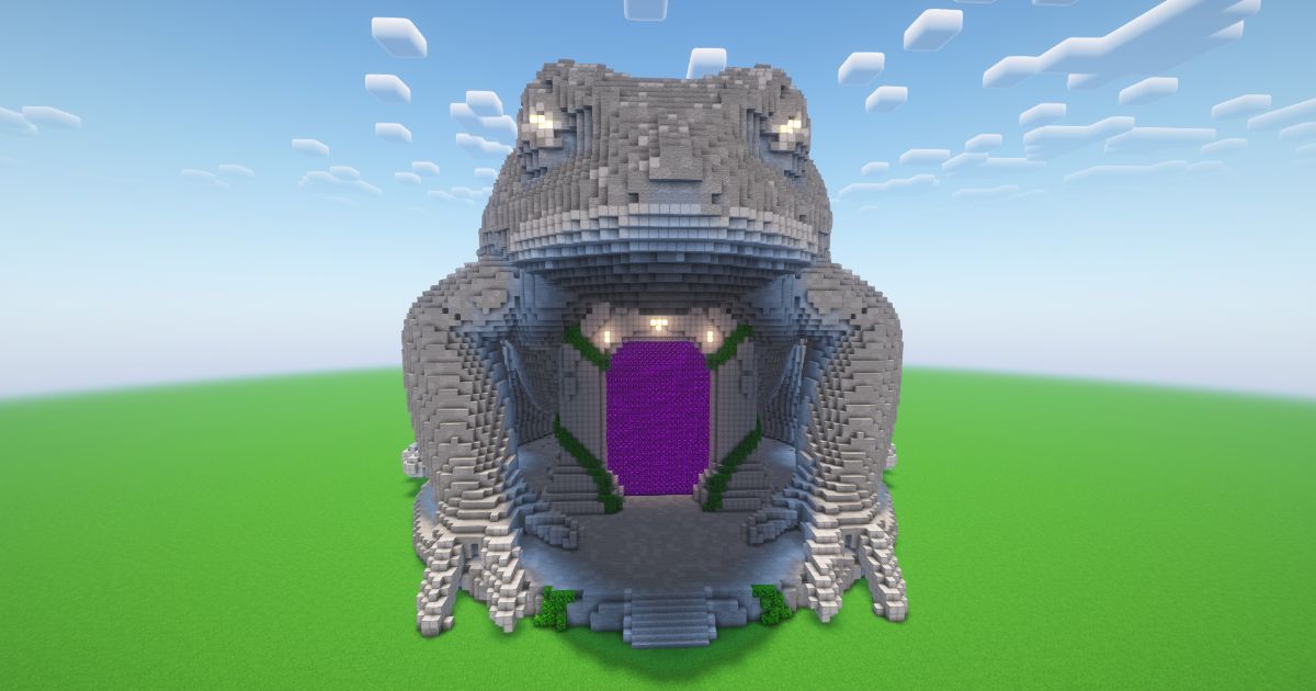Minecraft Frog Nether Portal preview 1