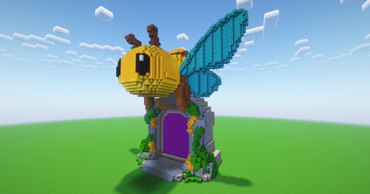 Minecraft Bee Nether Portal preview 1