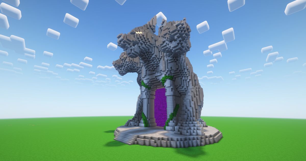 Minecraft Cerberus Nether Portal preview 1