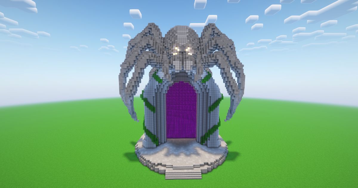 Minecraft Spider Nether Portal