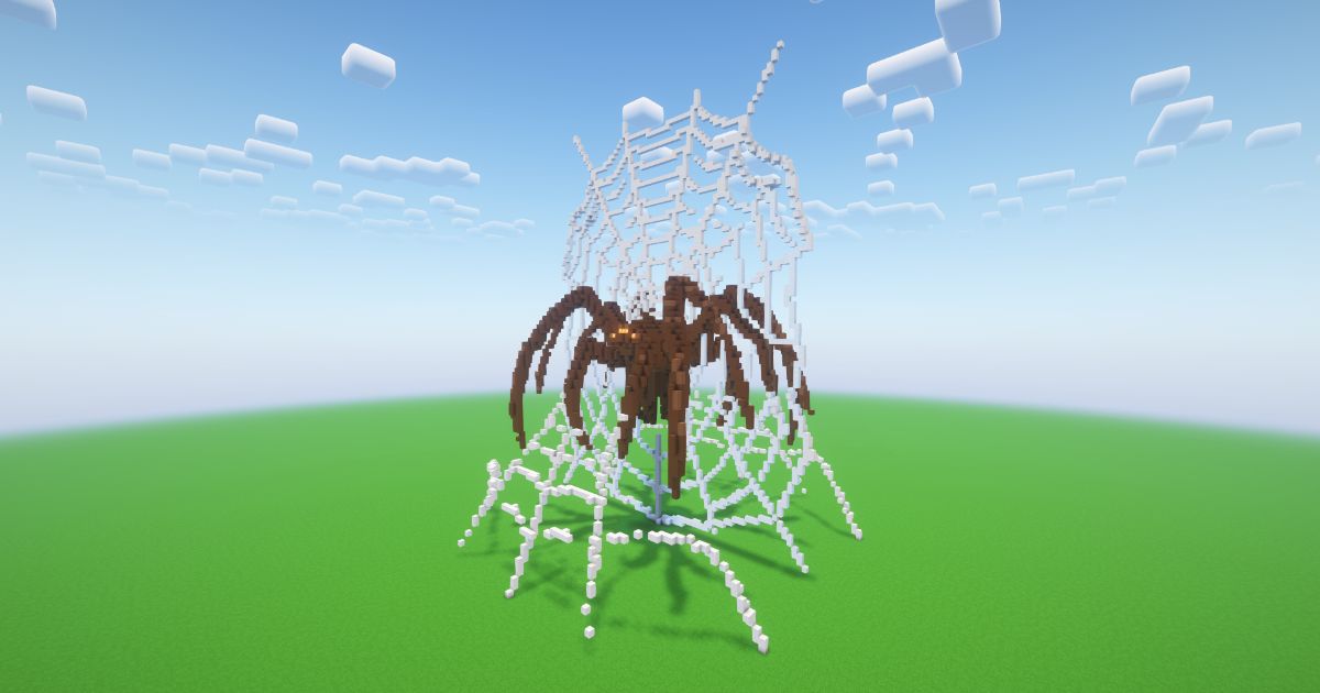Minecraft Spider Statue preview 1