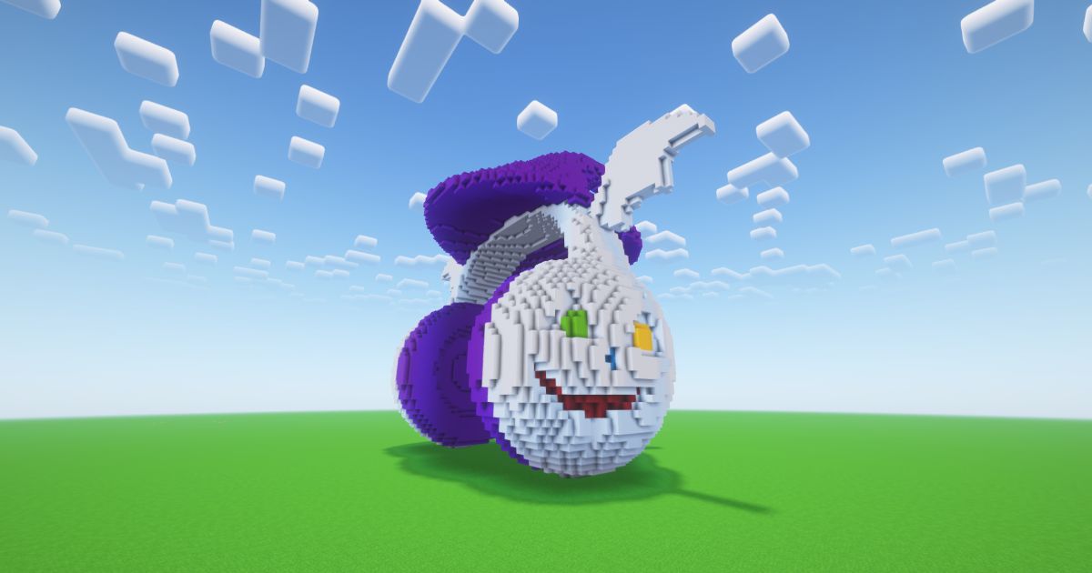 Minecraft Halloween Gamer Headset Statue preview 1