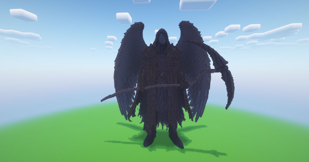Minecraft Reaper 2 Statue