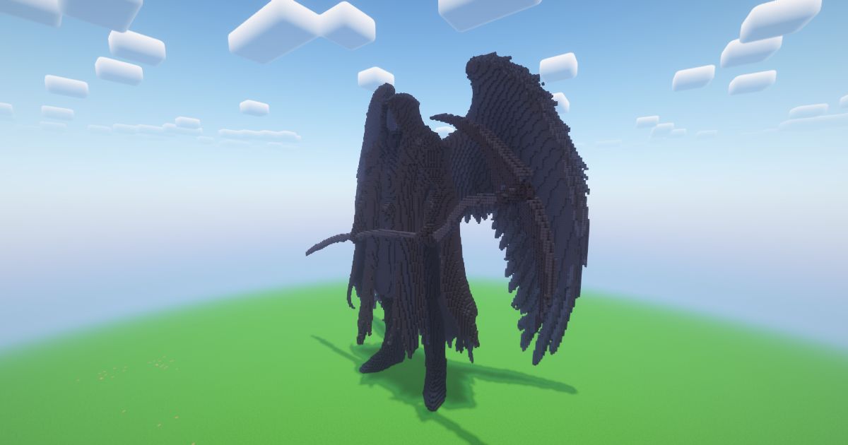 Minecraft Reaper 2 Statue preview 1