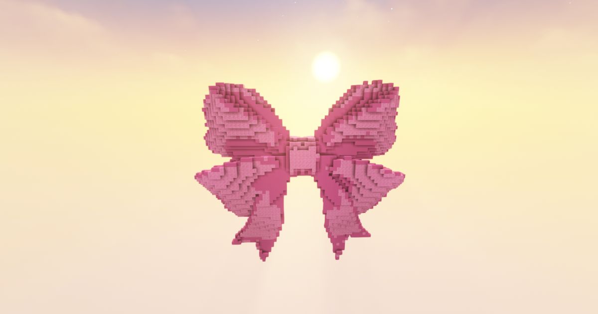 FREE Minecraft Present Bow preview 1