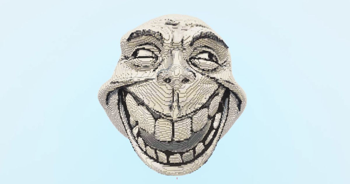 FREE TROLL FACE 8 3D DOWNLOAD