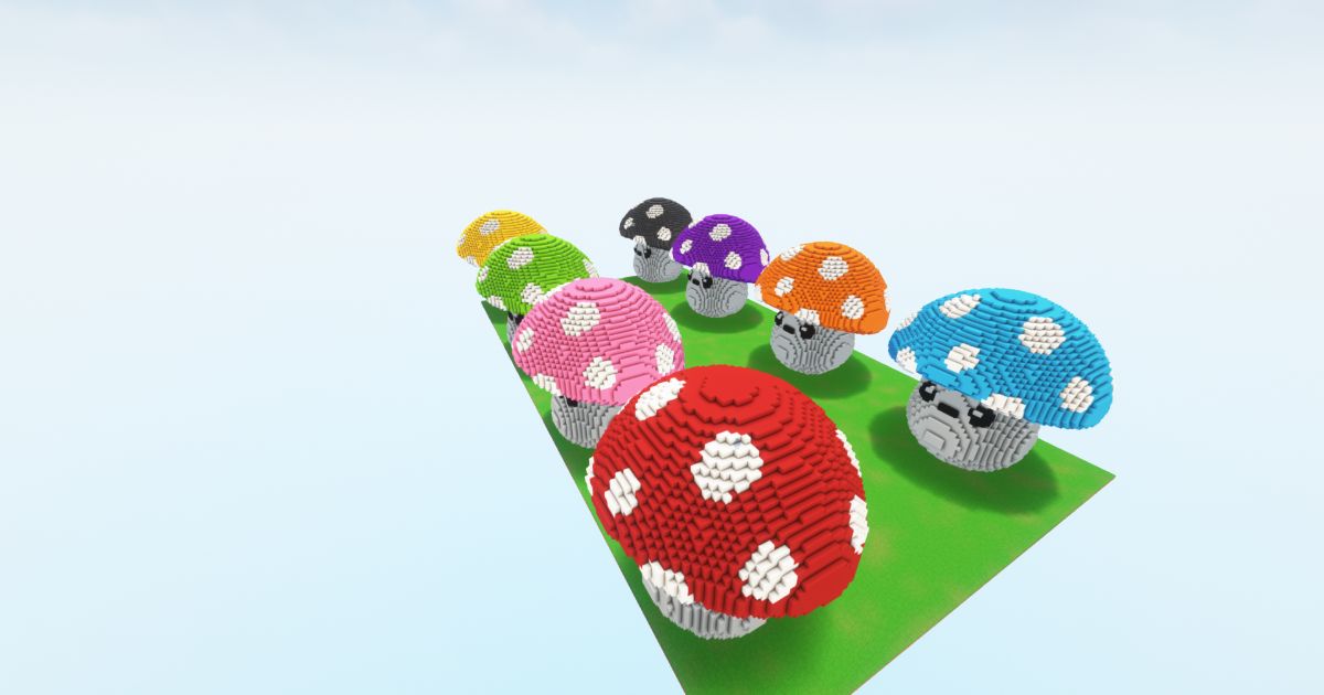 Minecraft Fluffy Mushroom pack preview 1