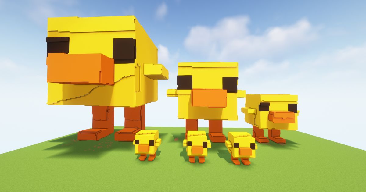 FREE Minecraft Baby Chicken Pack preview 1