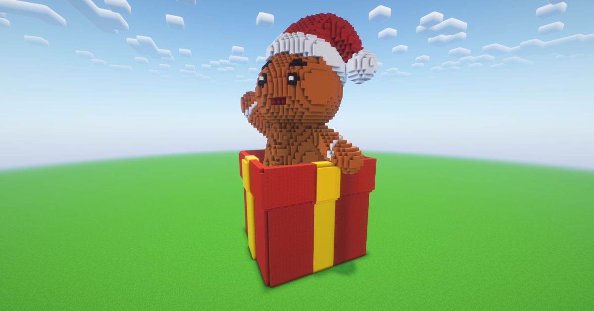 Minecraft Christmas Gingerbread 9 Statue preview 1