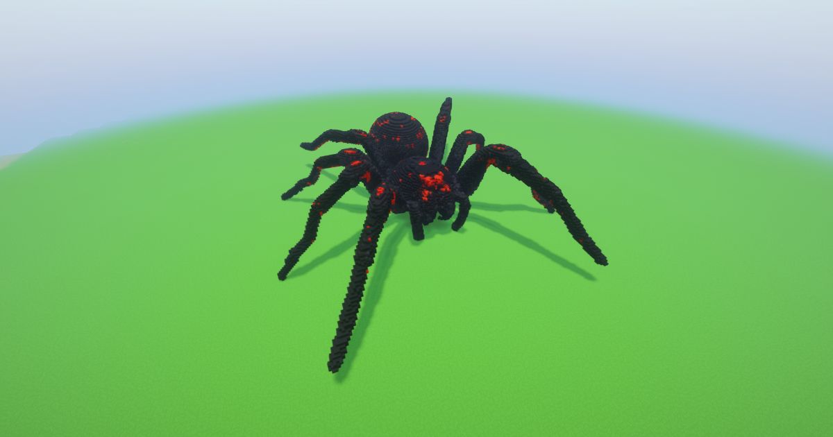 Minecraft Spider 2 Statue preview 1