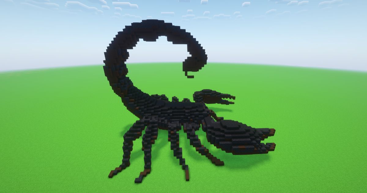 Minecraft Scorpion Statue