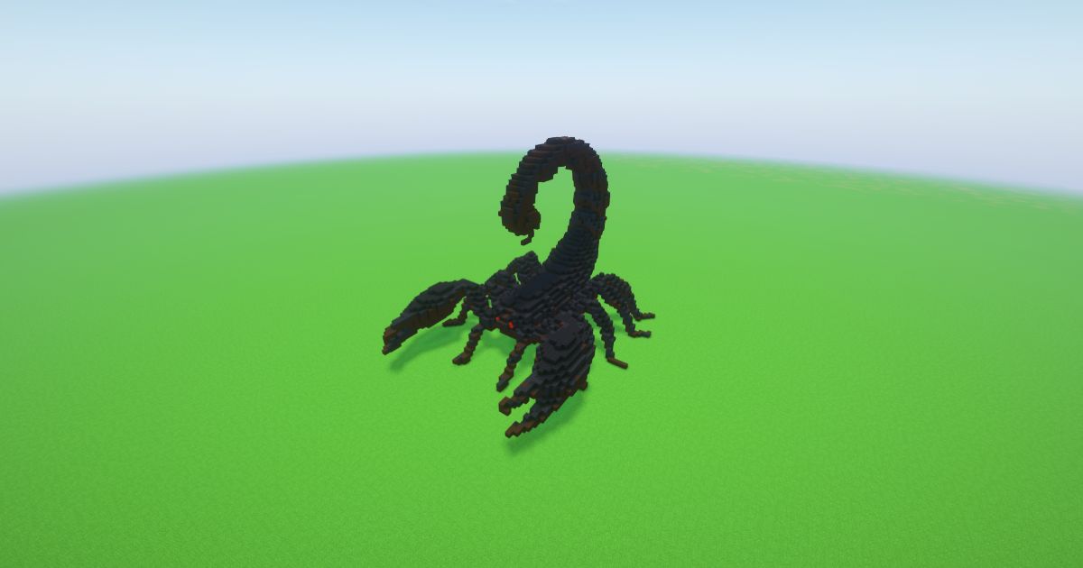 Minecraft Scorpion Statue preview 1