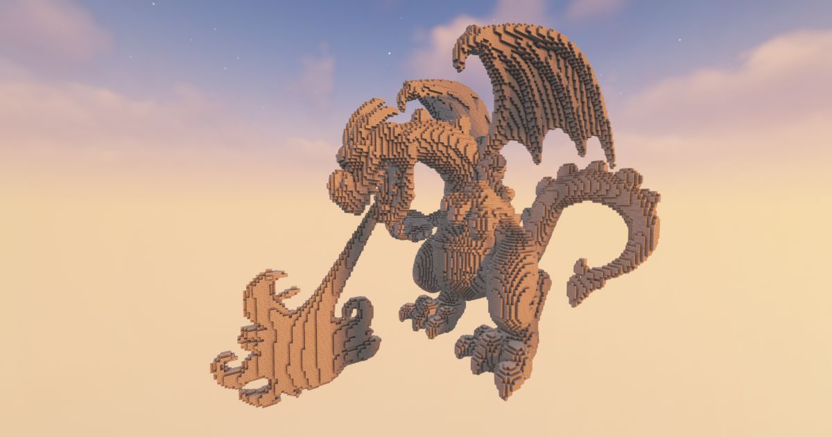 FREE Minecraft Dragon God preview 1