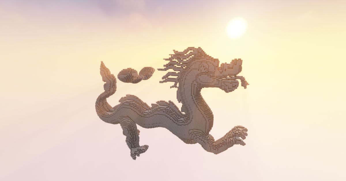 FREE Minecraft Chinese Dragon preview 1
