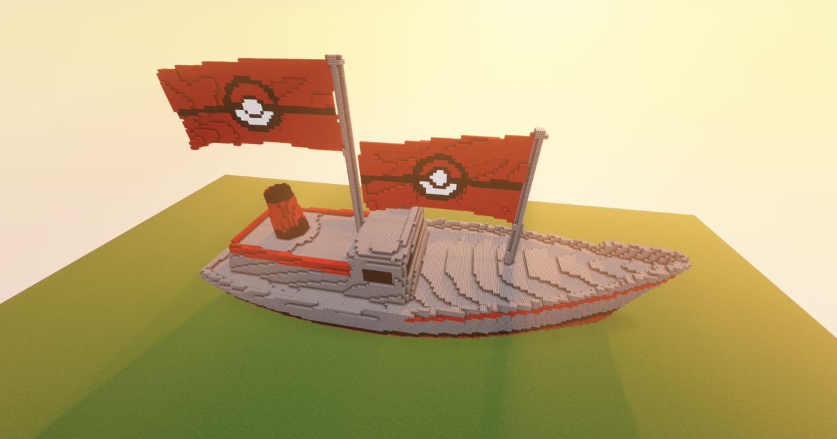Minecraft Ship Poke Stone preview 1