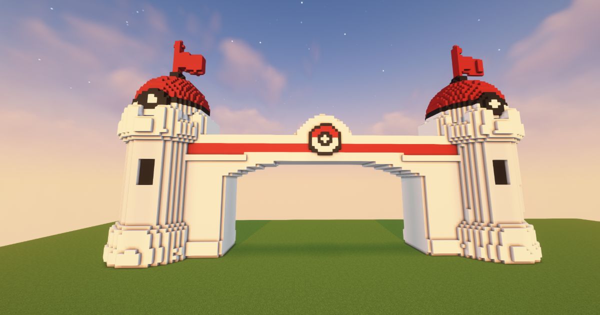 Minecraft Castle Gate Poke preview 1