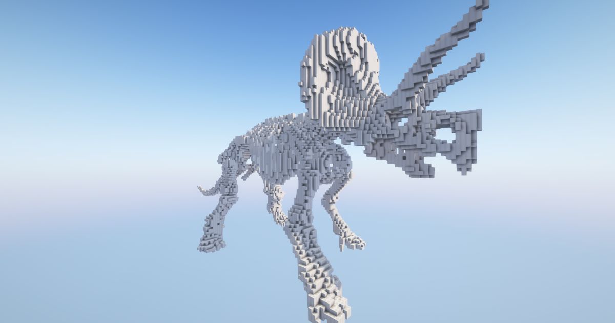 Minecraft Tricertopo Bone Statue preview 1