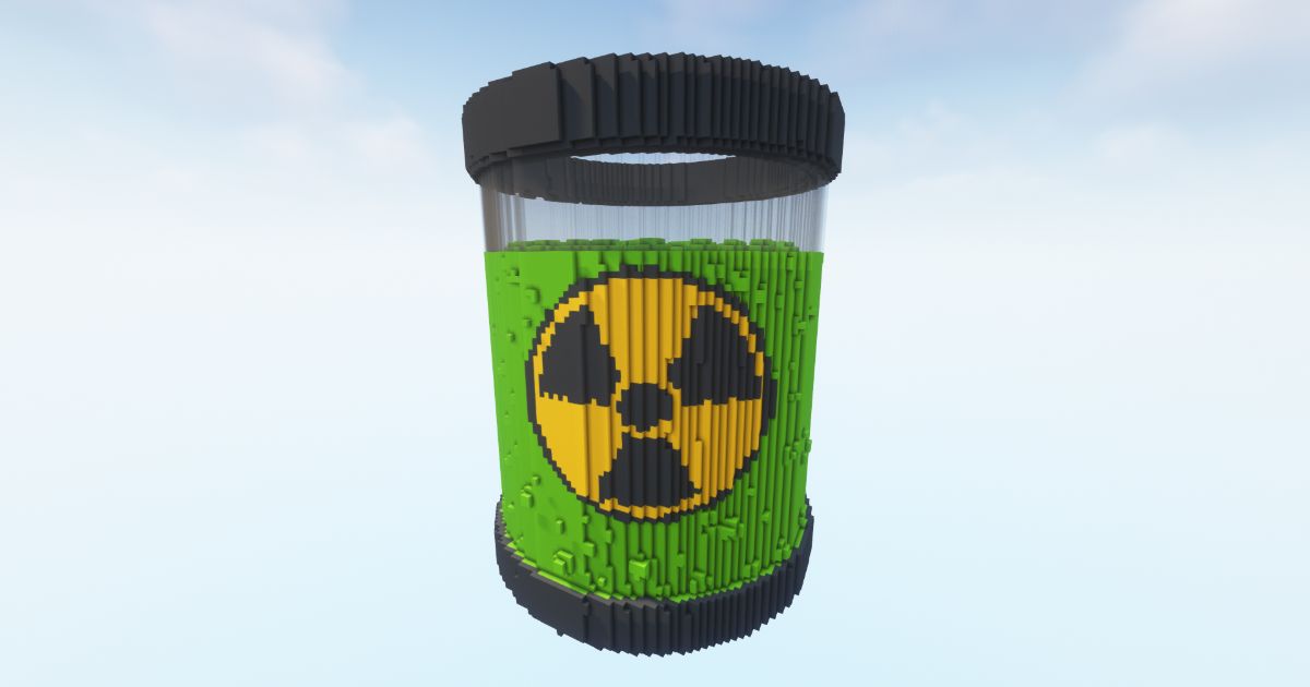Minecraft Nuclear Statue