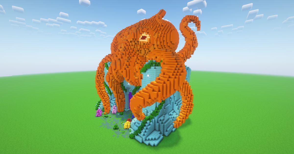 Minecraft Octopus 2 Nether Portal preview 1