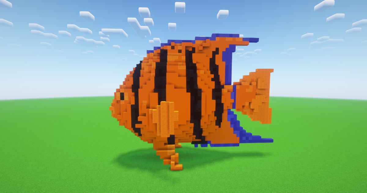 Minecraft Flame Angelfish