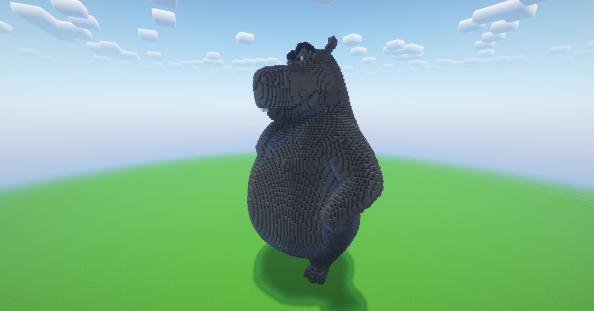 Minecraft Moto Moto Statue preview 1