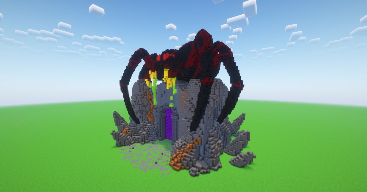 Minecraft Spider 2 Nether Portal preview 1