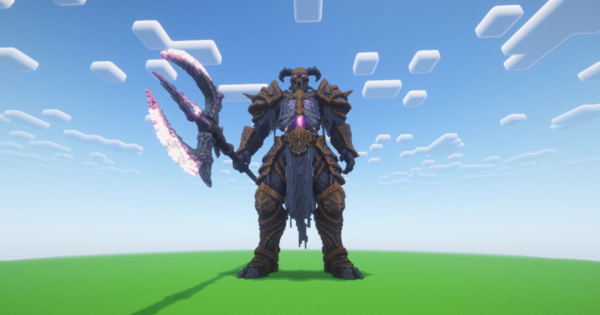 Minecraft Bone Titan Statue preview 1
