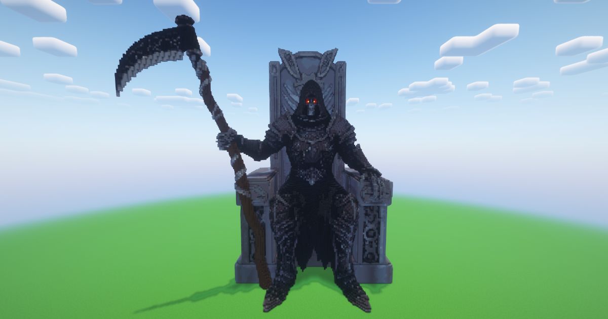 Minecraft Reapers Throne Statue