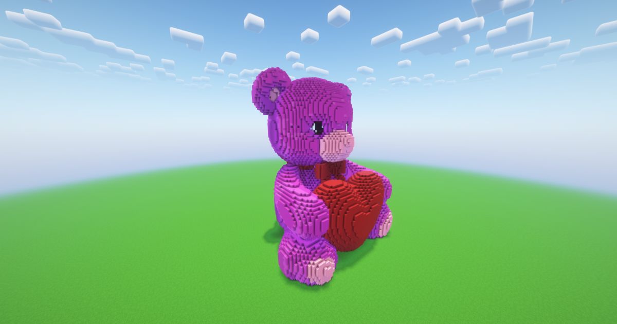 Minecraft Cute Bear preview 1