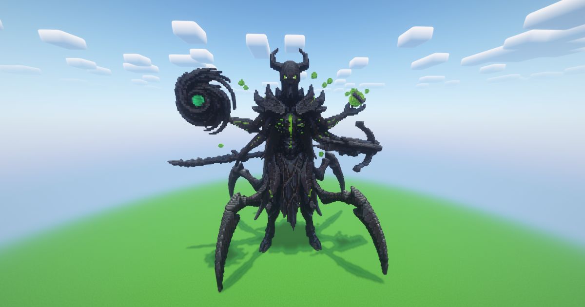 Minecraft Corrupt Reaper Statue